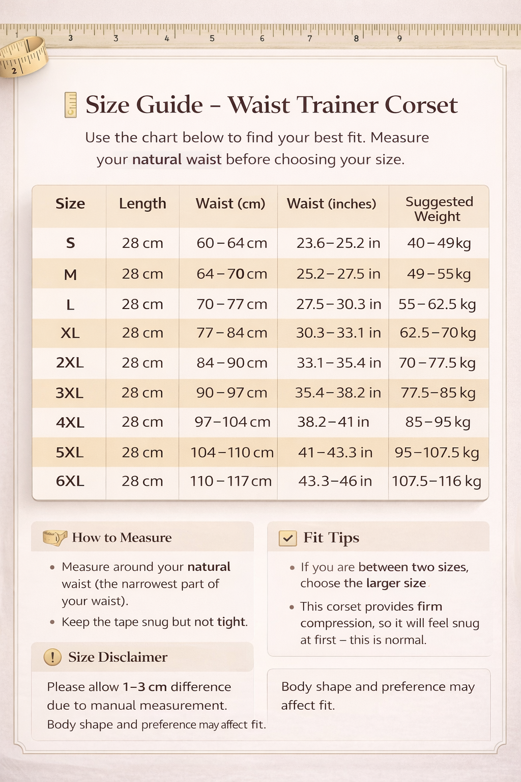 High Compression Waist Trainer Corset